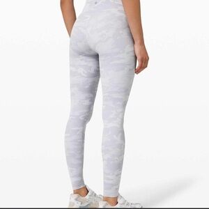Lululemon Wunder Train Camo Pattern leggings size 4